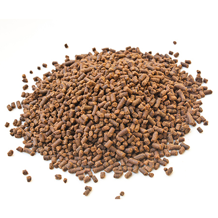 Sinking food pellets for shrimp